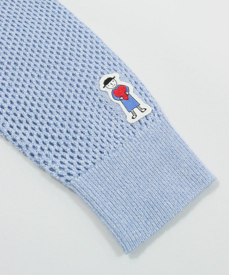 袖口ピコデザイン（ライトブルー）