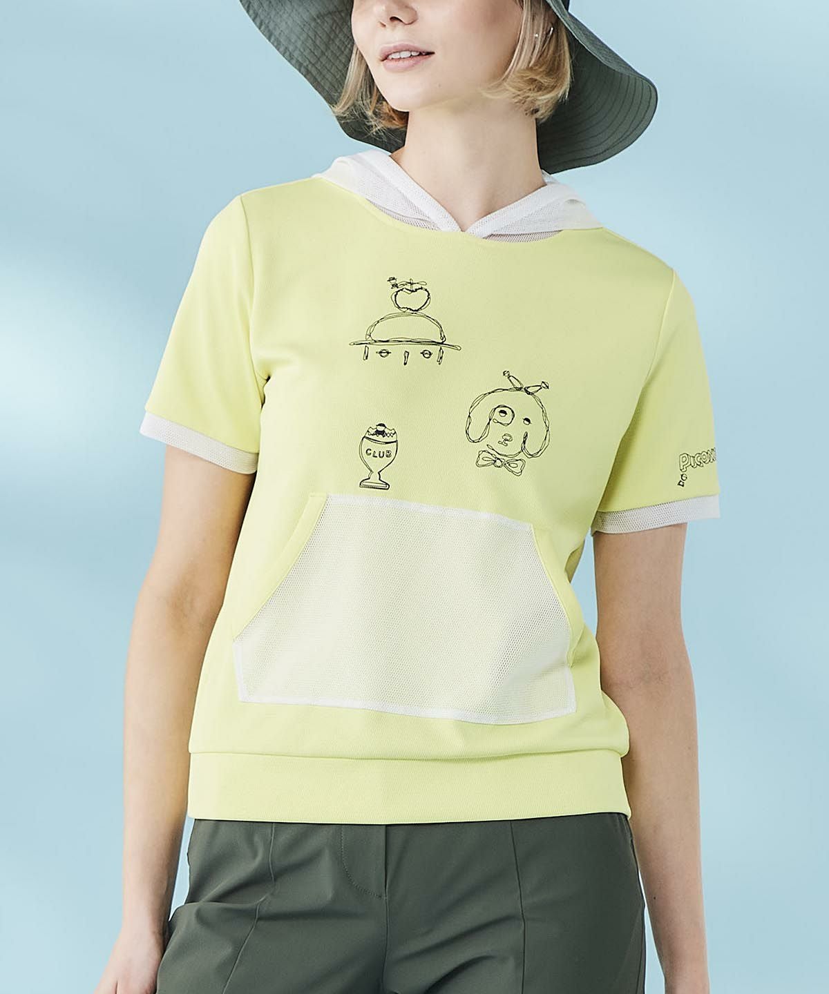 モデル着用画像（イエロー）