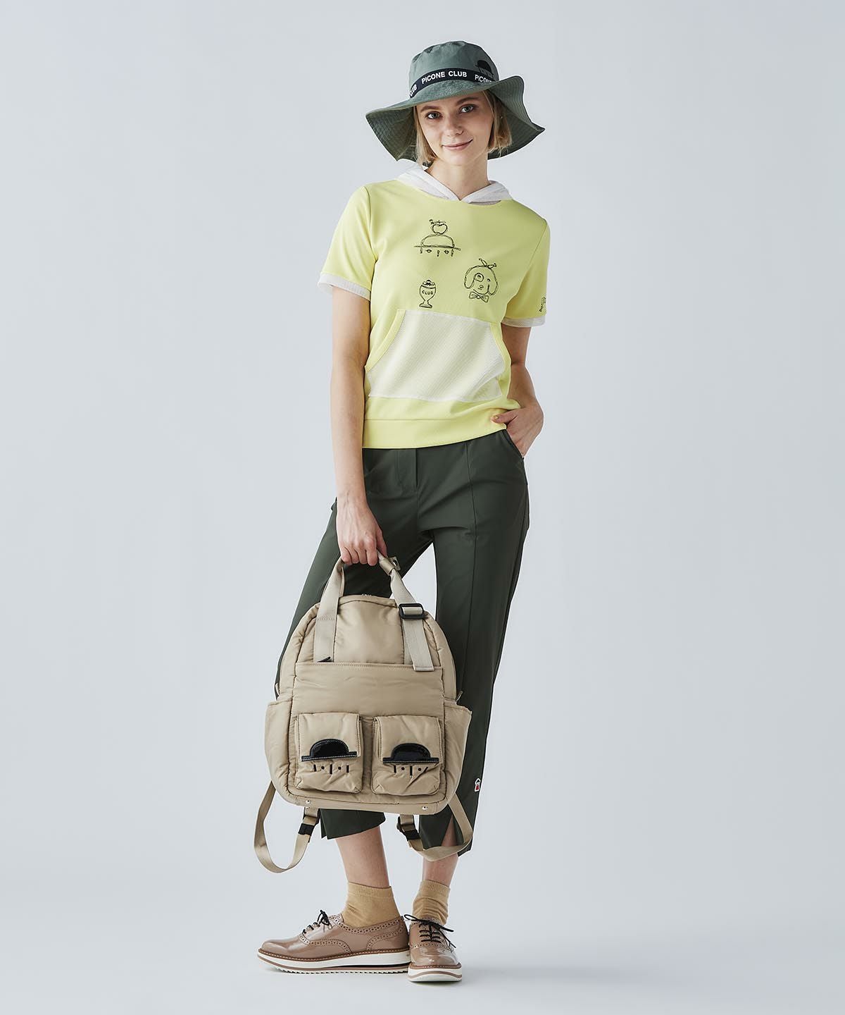 メッシュフードプルオーバー|ピッコーネクラブ - ゴルフウェアや婦人服通販