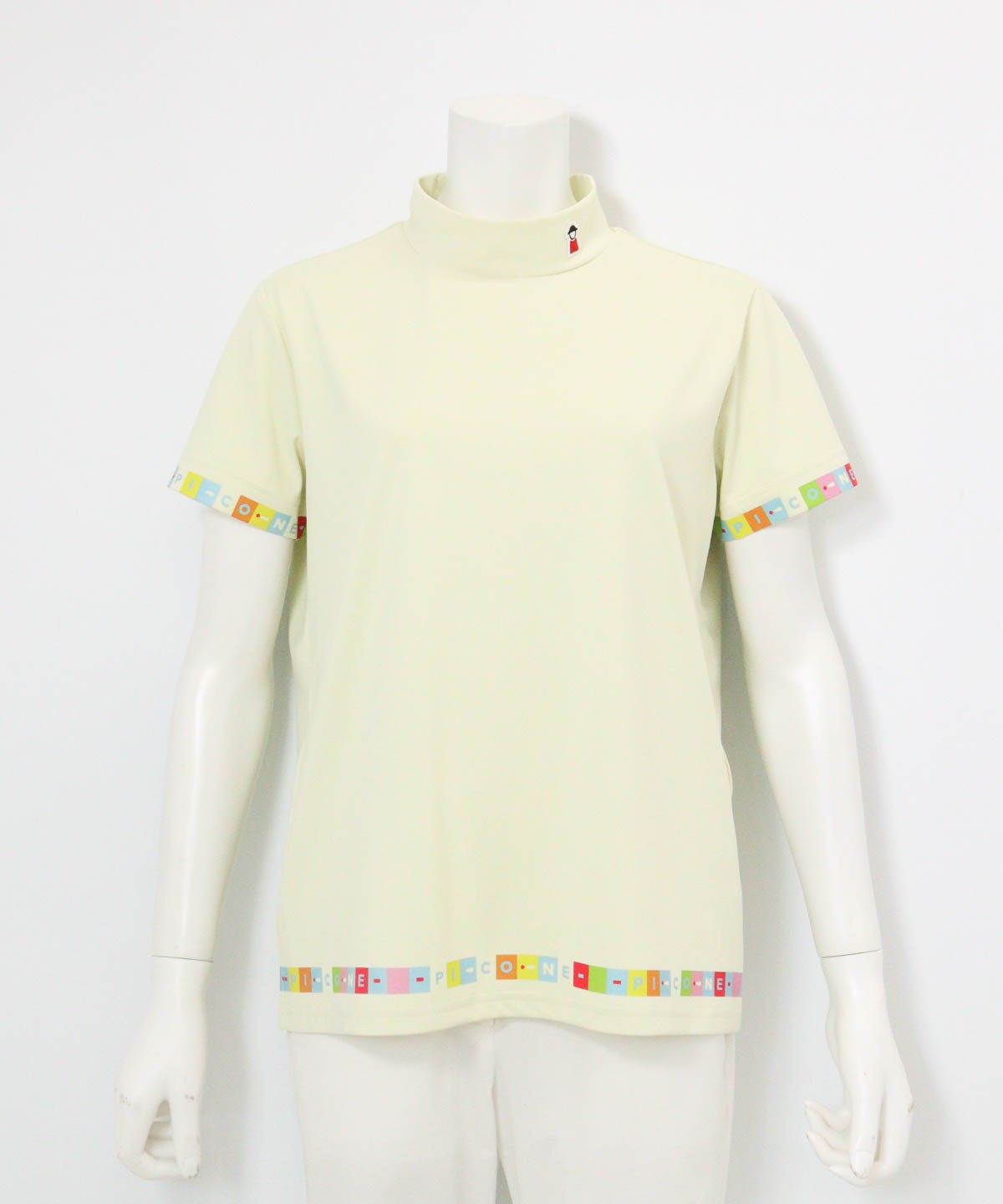 タイル柄UV速乾プルオーバー(イエロー)前