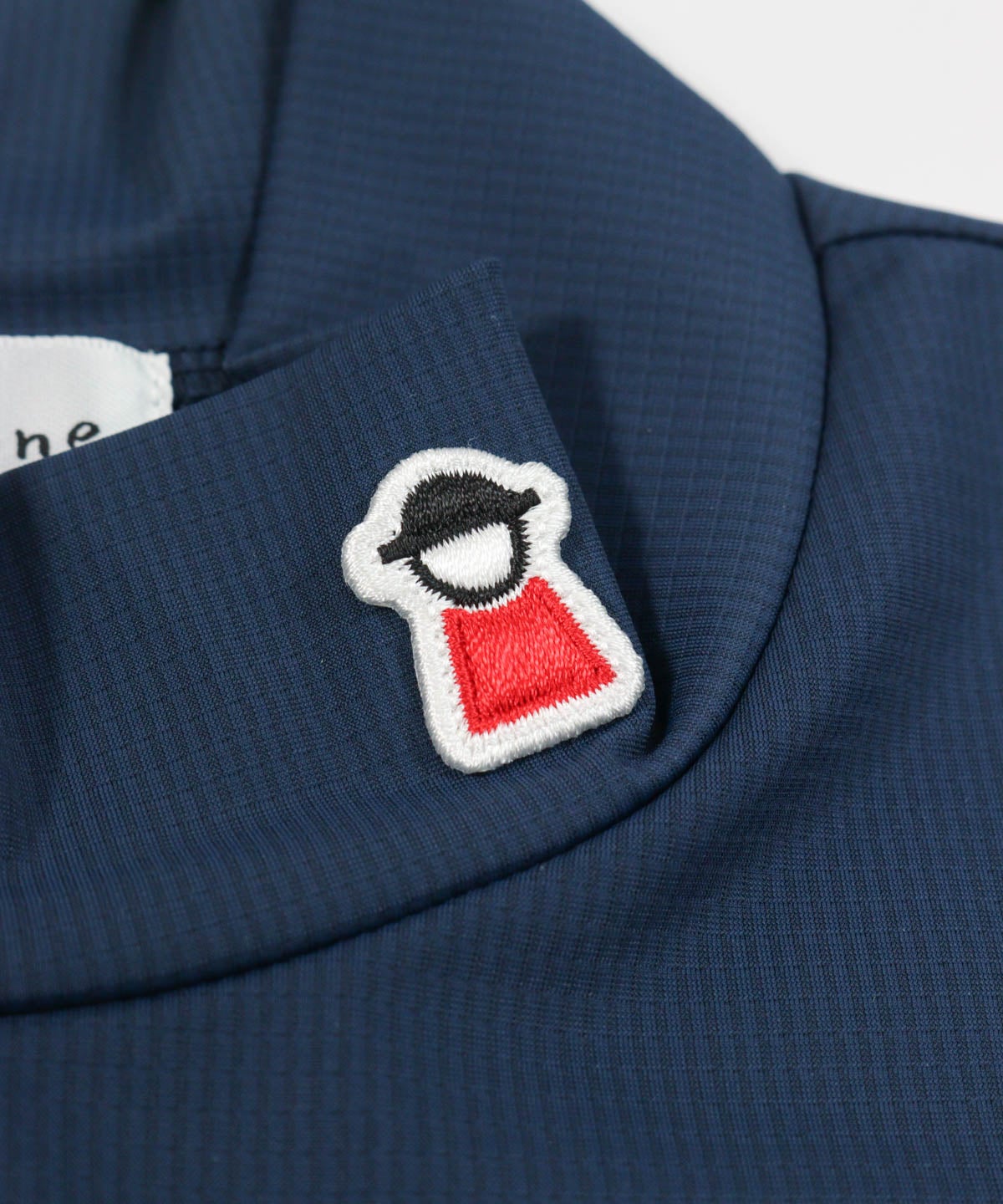 首元ピコイラストプリント（ネイビー）