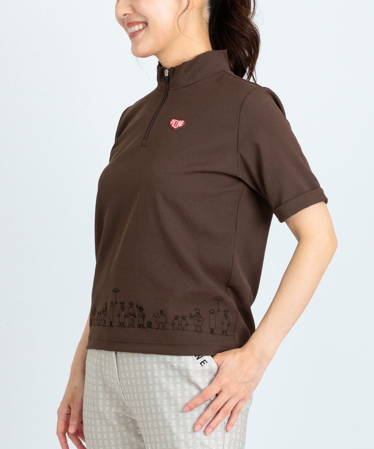 モデル着用画像（ブラウン）