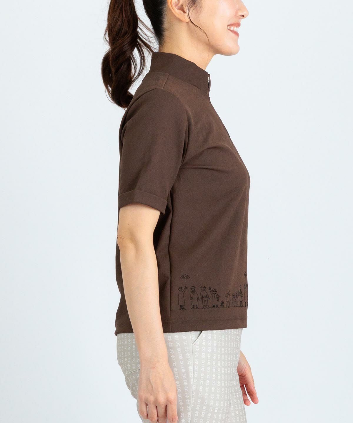 モデル着用画像（ブラウン）