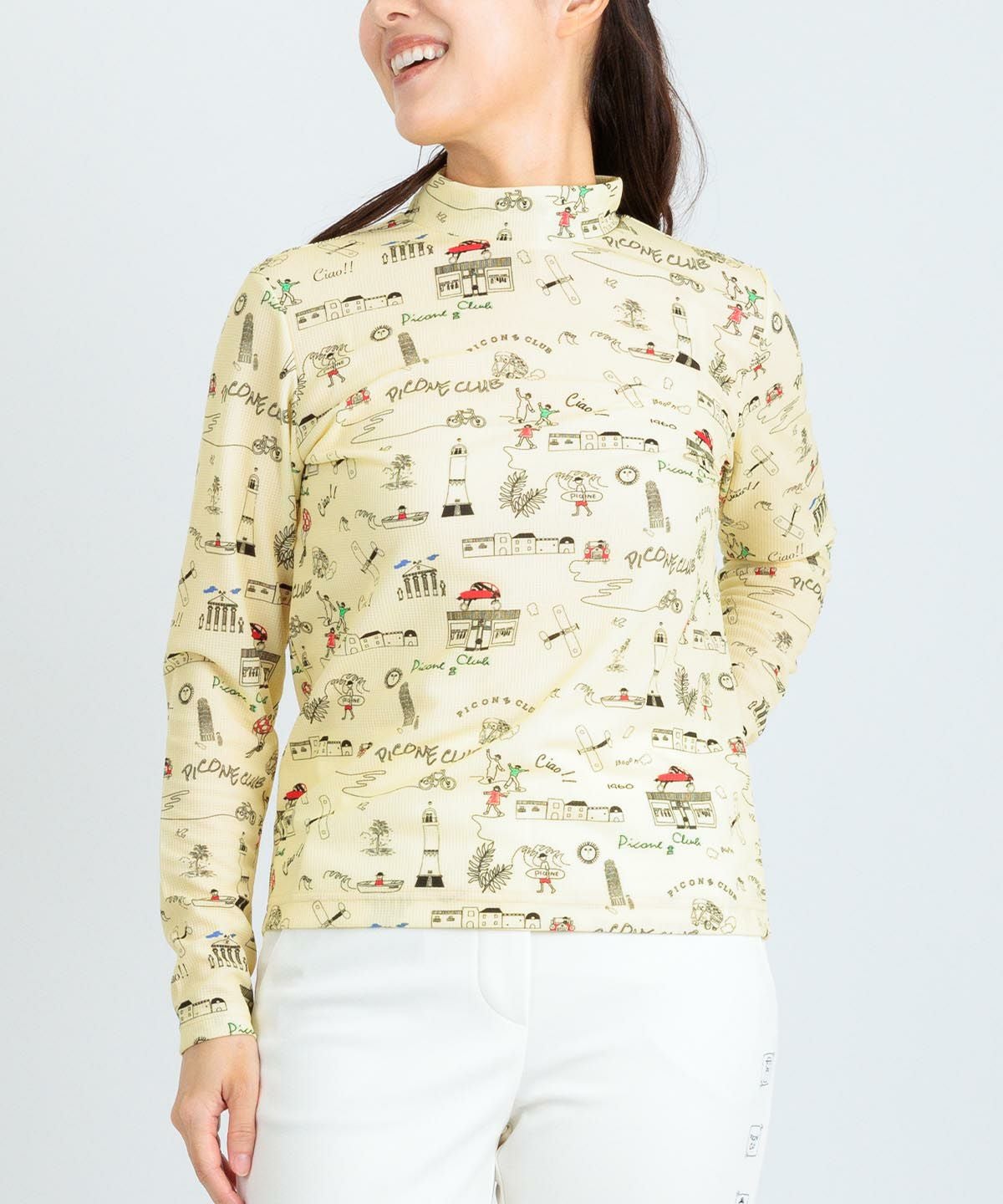 モデル着用画像（イエロー）