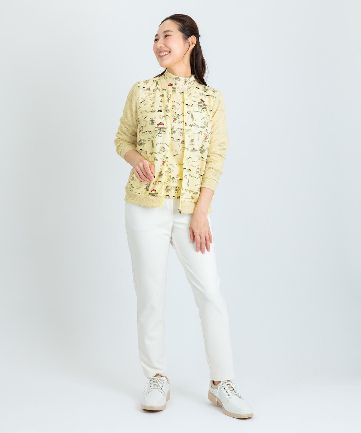 モデル着用画像（イエロー）