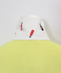 襟元後ろ（イエロー）