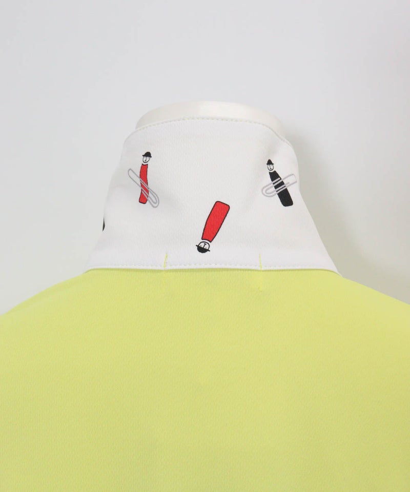 襟元後ろ（イエロー）