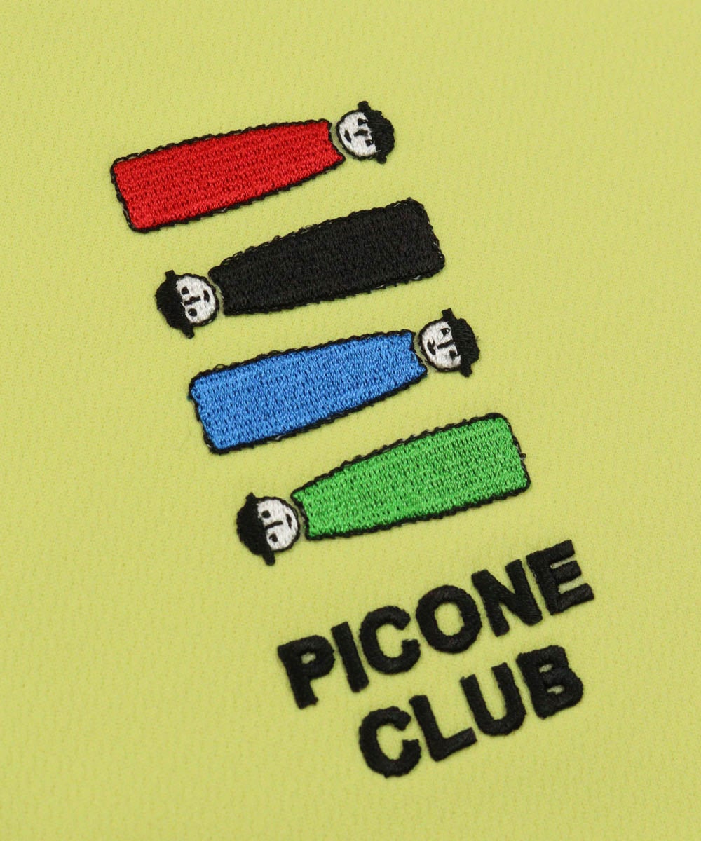 ピコ刺繍デザイン（イエロー）