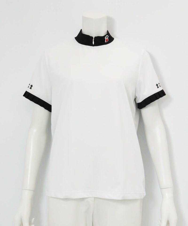 プリーツ袖UV速乾プルオーバー（ホワイト）