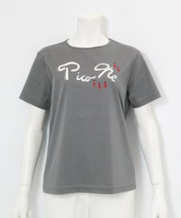 コットン100％プリントプルオーバー（グレー）