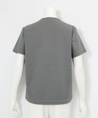 コットン100％プリントプルオーバー後（グレー）