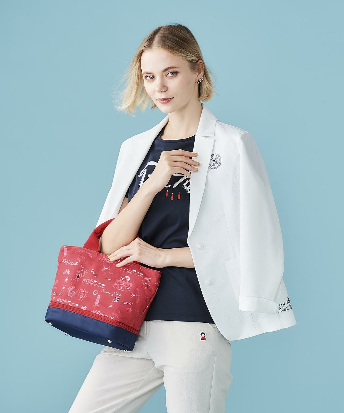 モデル着用画像（ネイビー）