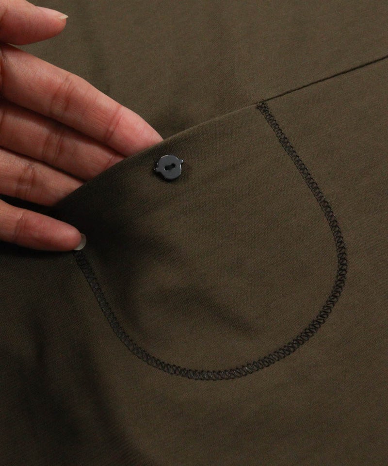 ポケット（カーキ）