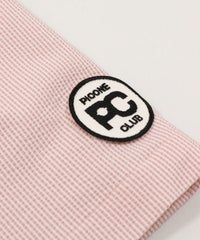 袖口ロゴワッペン部分（ピンク）