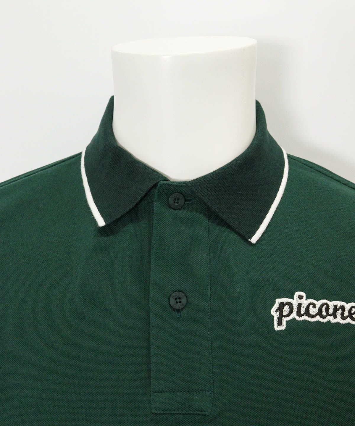 襟元部分（グリーン）