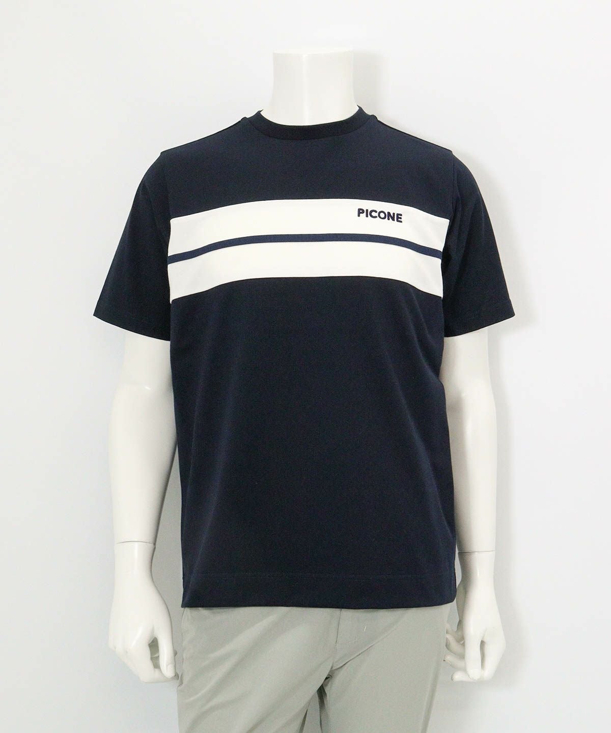 【メンズ】フロントライン冷感プルオーバー（ネイビー）