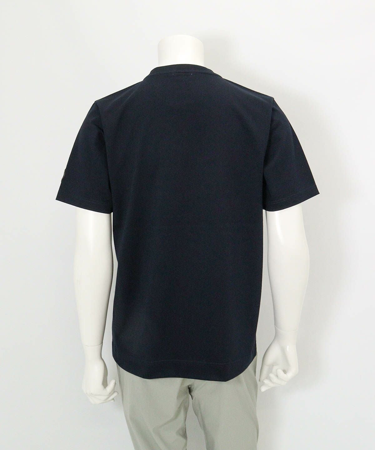 【メンズ】フロントライン冷感プルオーバー後（ネイビー）