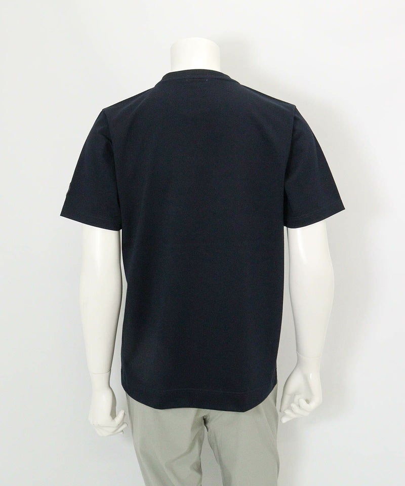 【メンズ】フロントライン冷感プルオーバー後（ネイビー）