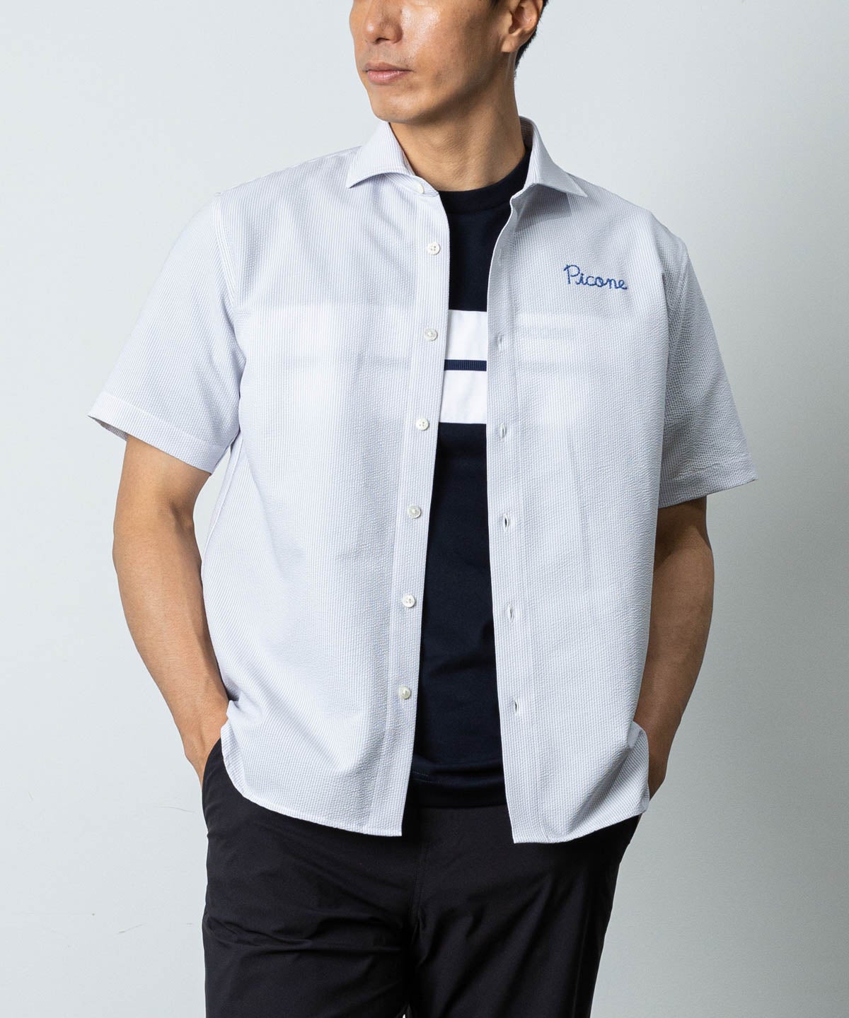 モデル着用画像(ネイビー)