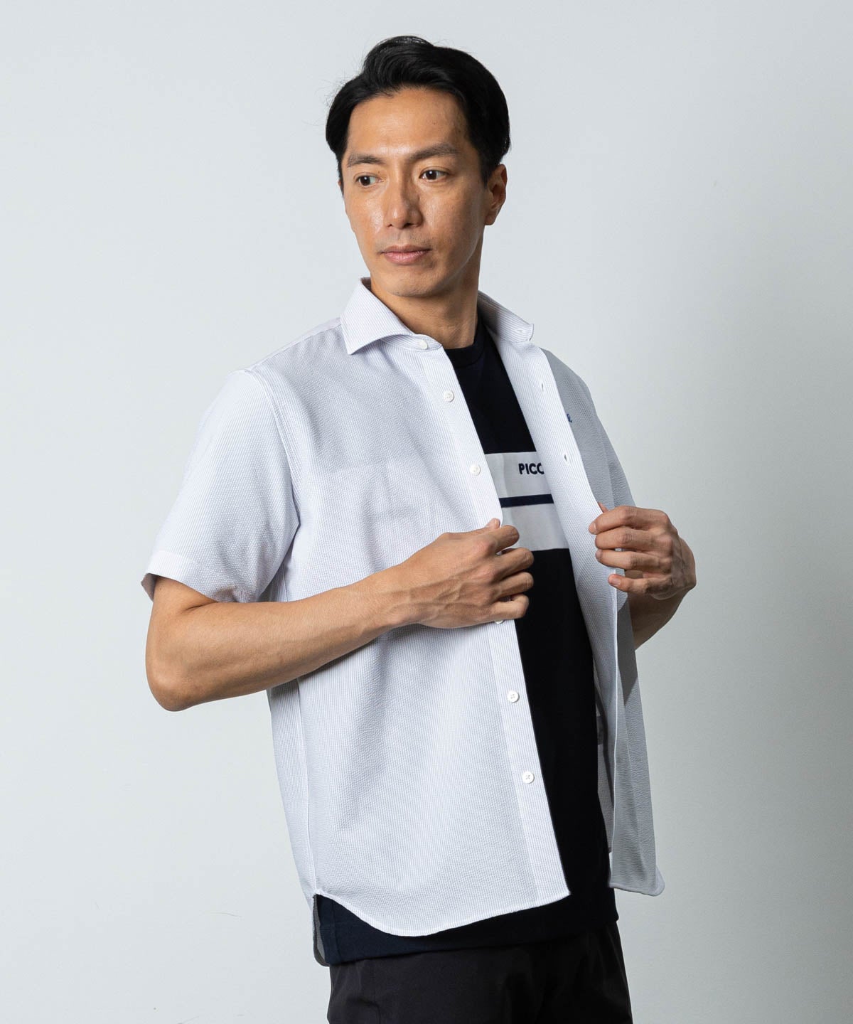 モデル着用画像(ネイビー)