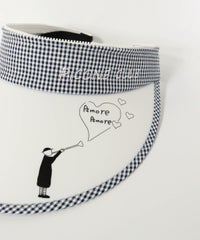 ツバデザイン部分（ホワイト）