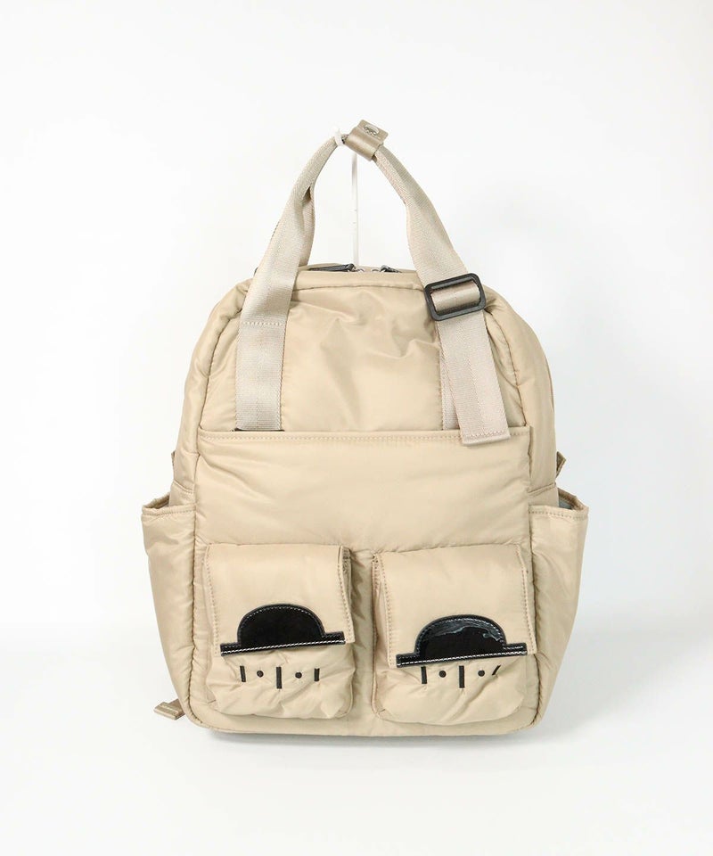中わたリュック（ベージュ）