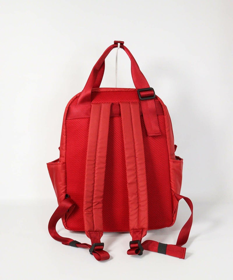 中わたリュック背面（レッド）