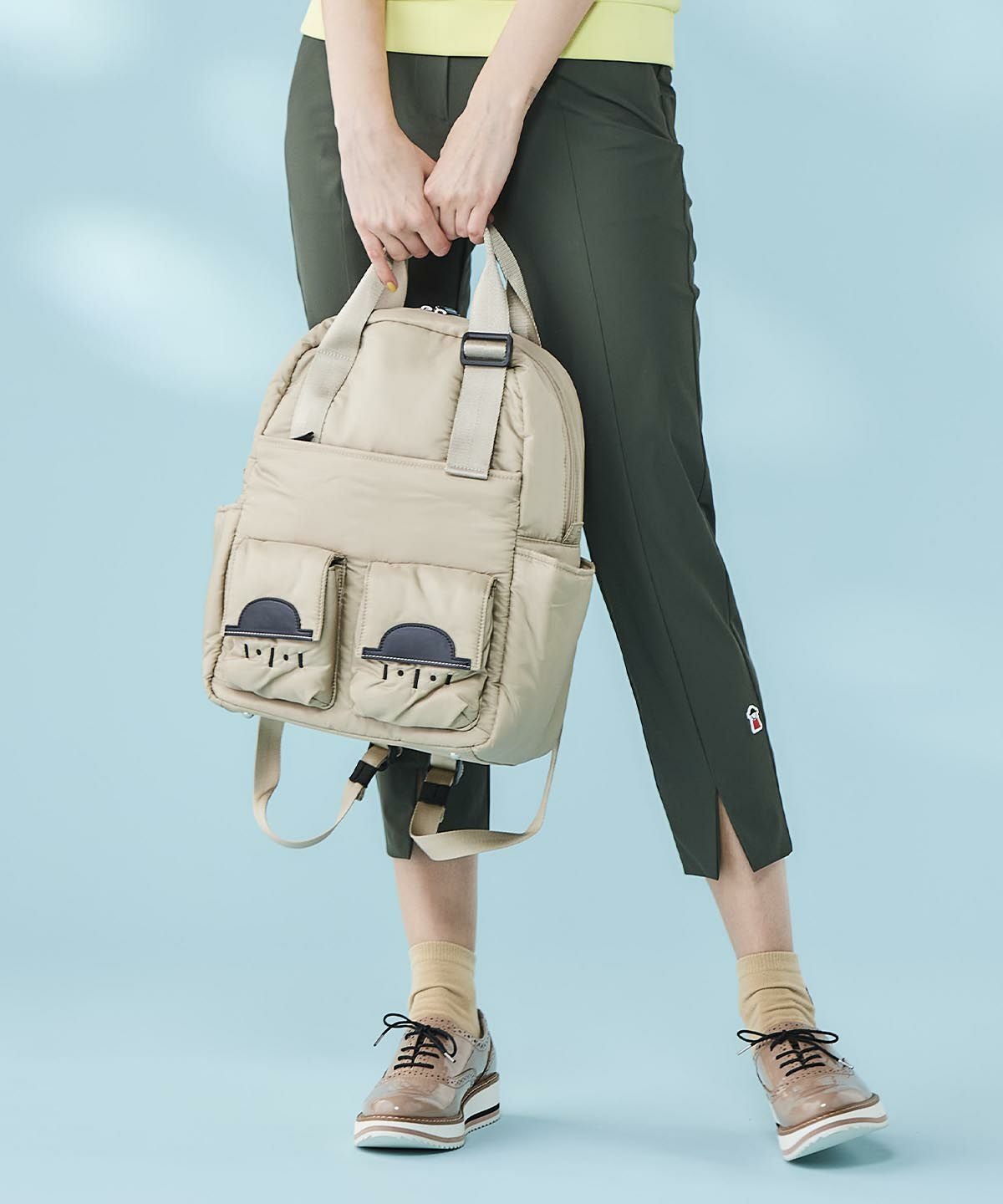 モデル着用画像（ベージュ）