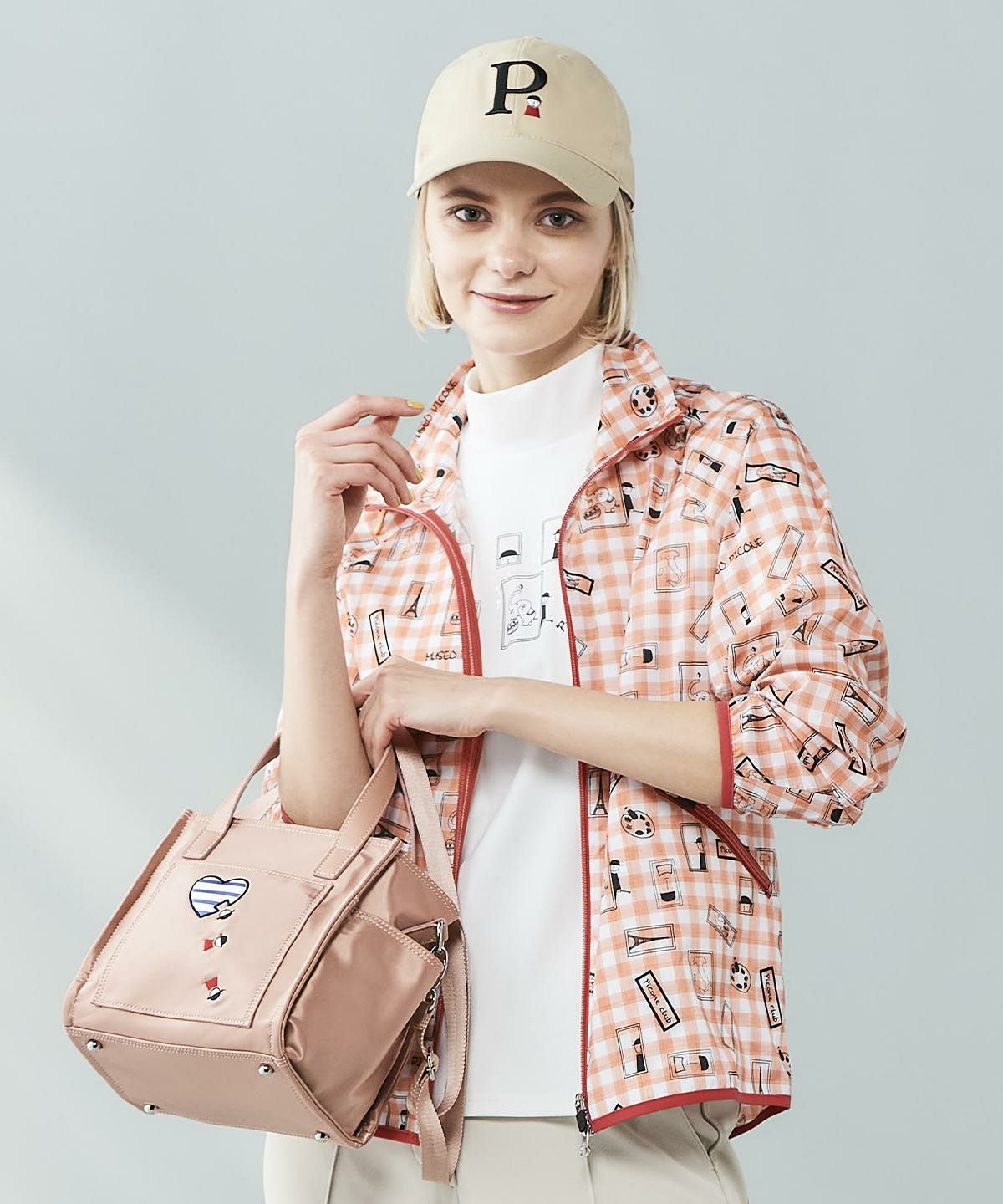 モデル着用画像（ピンク）