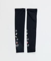 ピコ柄UV冷感アームカバー（ブラック）