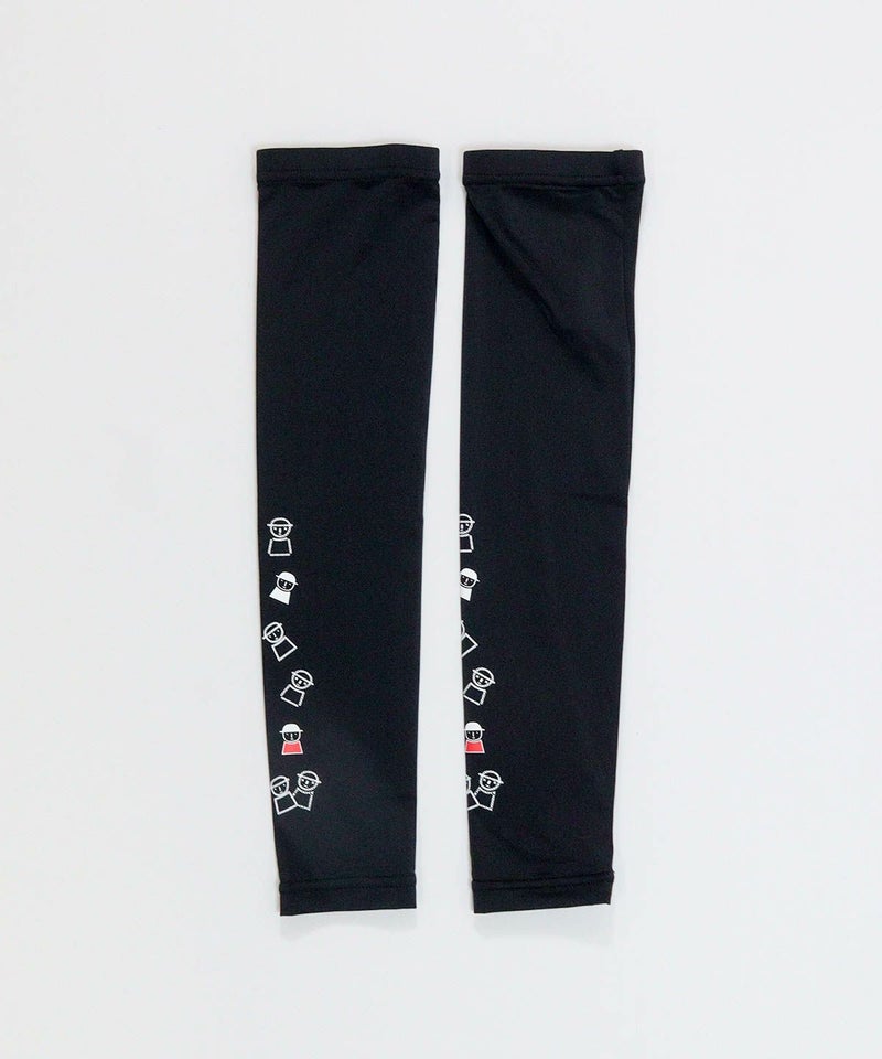 ピコ柄UV冷感アームカバー（ブラック）