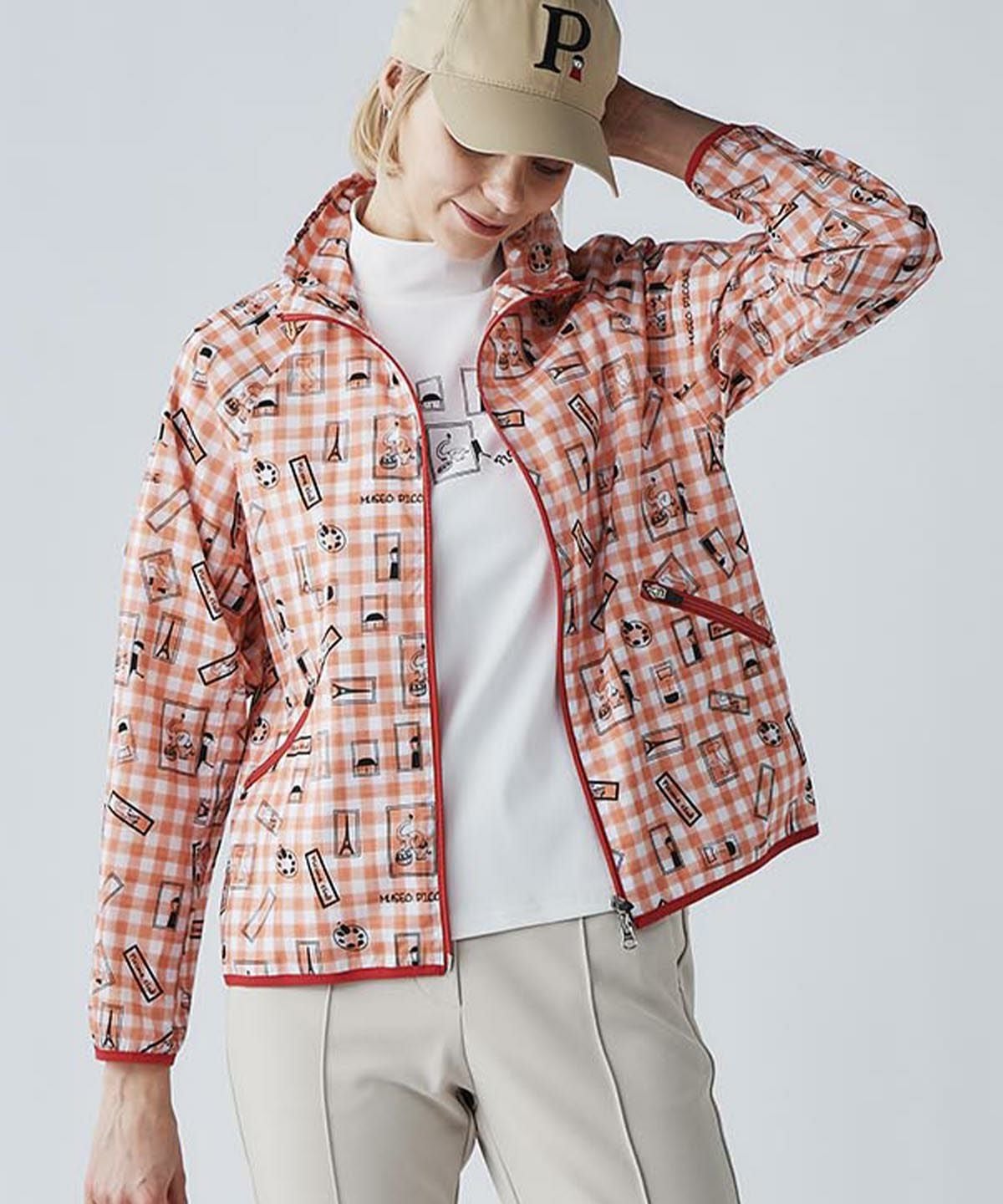 モデル着用画像（オレンジ）