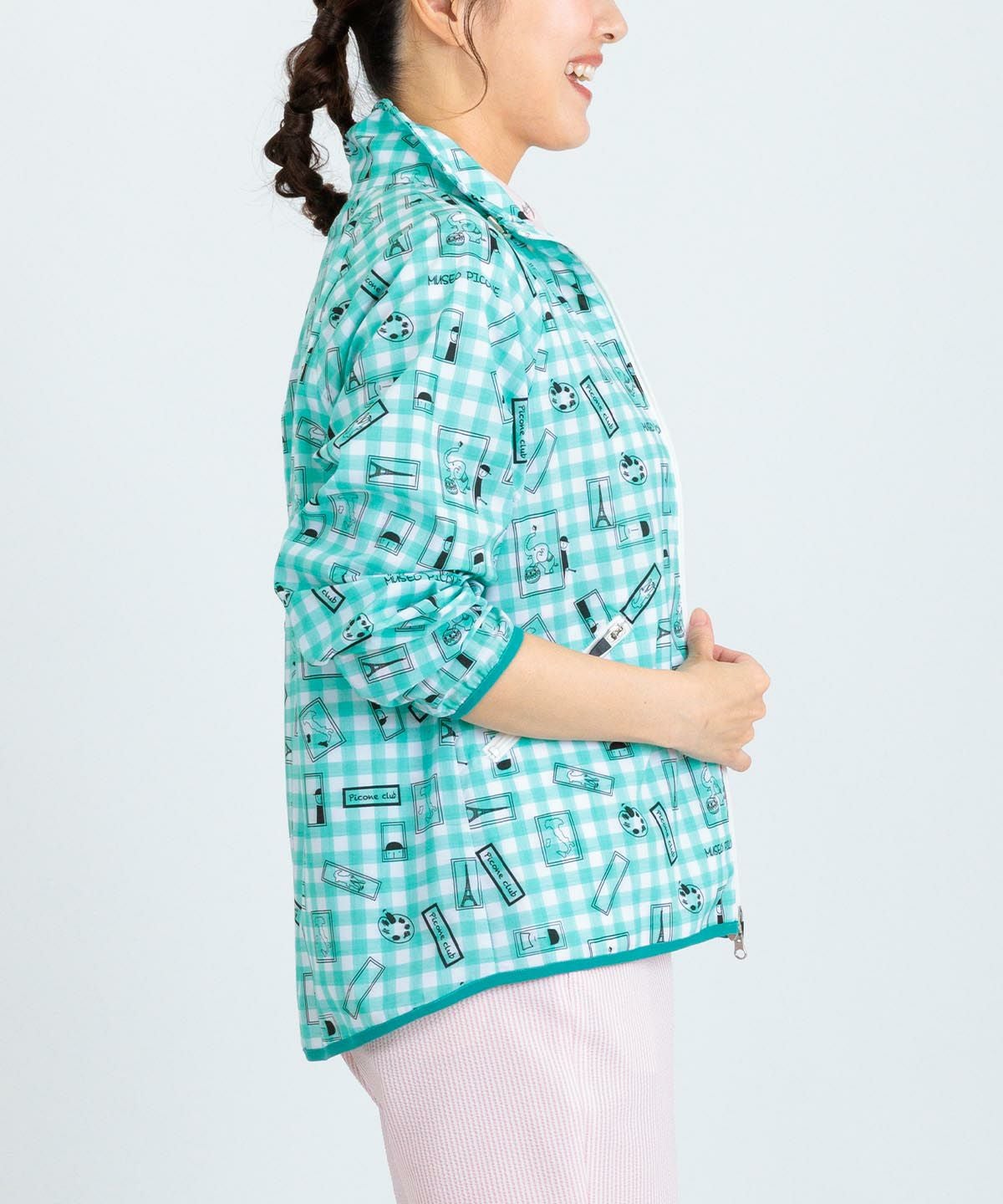 モデル着用画像（グリーン）