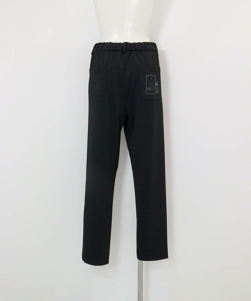  センターシームUV冷感パンツ後（ブラック）