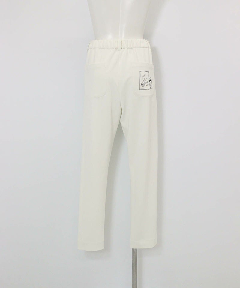  センターシームUV冷感パンツ後（ホワイト）