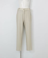 総柄プリントUV冷感パンツ（ベージュ）