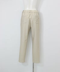 総柄プリントUV冷感パンツ後（ベージュ）