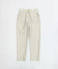 総柄プリントUV冷感パンツ（ベージュ）