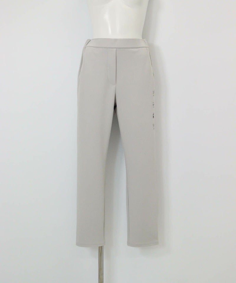 UV冷感ベーシックテーパードパンツ（ライトグレー）