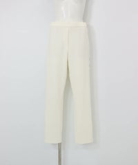 UV冷感ベーシックテーパードパンツ（ホワイト）