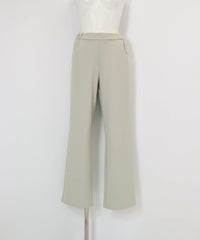  UV冷感ストレートパンツ（ベージュ）