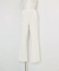  UV冷感ストレートパンツ（ホワイト）