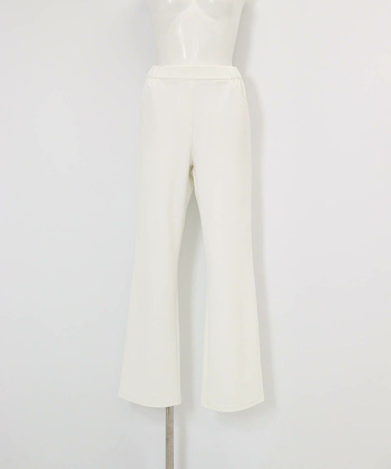  UV冷感ストレートパンツ（ホワイト）