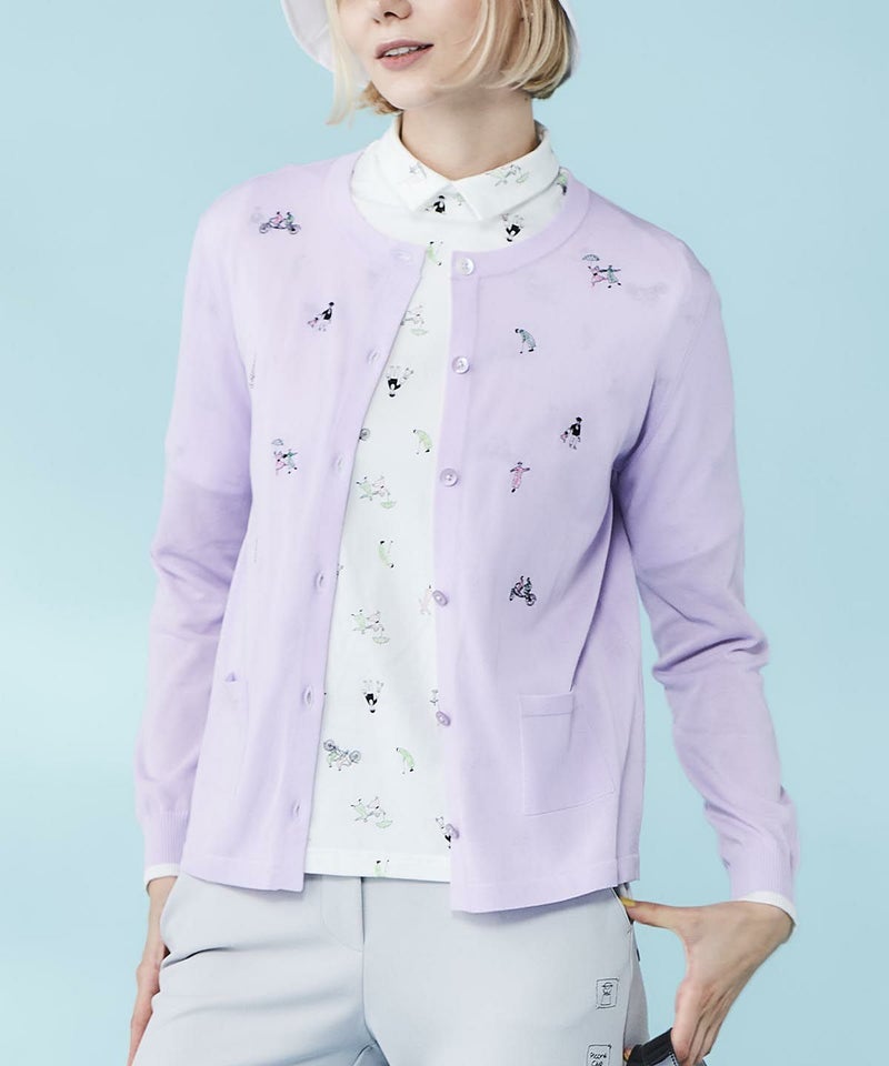 モデル着用画像（ライトパープル）