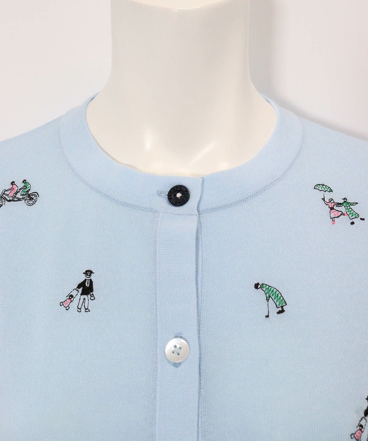 首元部分（ライトブルー）