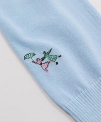 袖デザイン部分（ライトブルー）