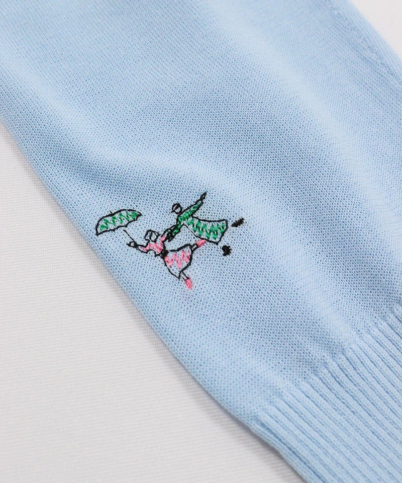 袖デザイン部分（ライトブルー）