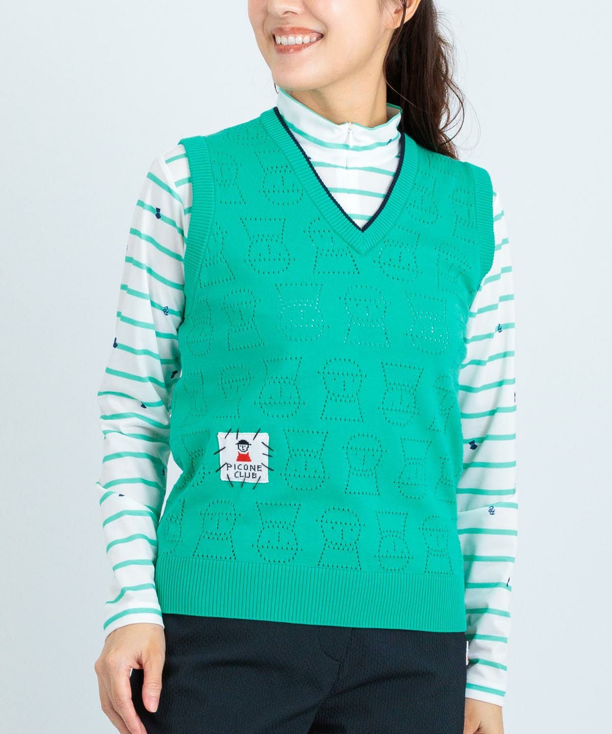 モデル着用画像（グリーン）