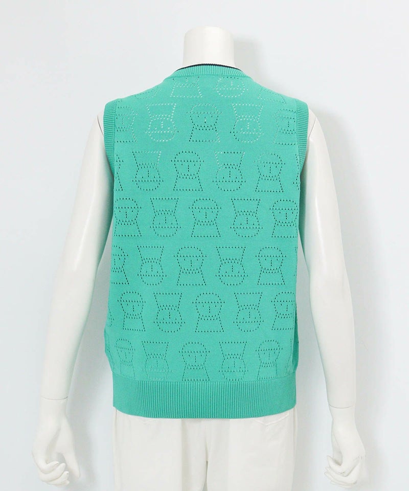 ドットピコVネックベスト後（グリーン）