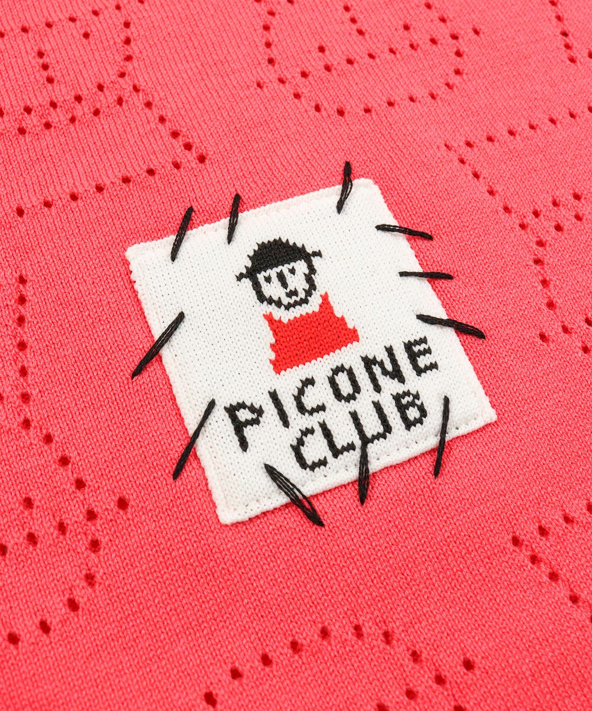 ドットピコVネックベスト|ピッコーネクラブ - ゴルフウェアや婦人服通販